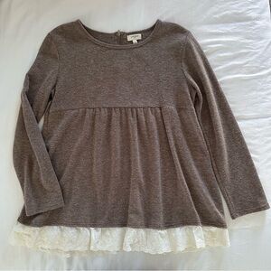 Darling Umgee Women’s Sweater with Lace Details Medium